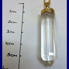 pendant..clear crystal quartz